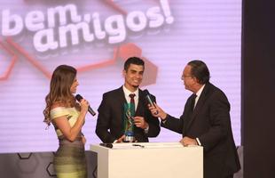 Fotos da premiao dos melhores do Brasileiro 2014 - Lateral-esquerdo - Egdio (Cruzeiro)