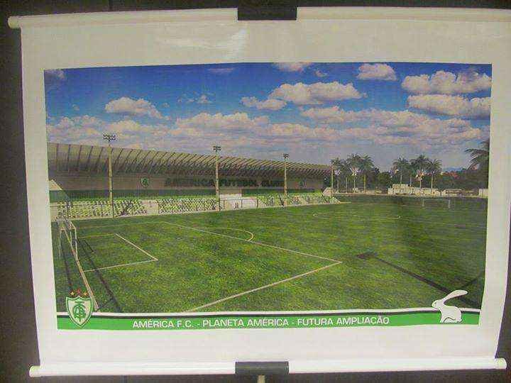 Fotos do projeto do novo CT do Amrica