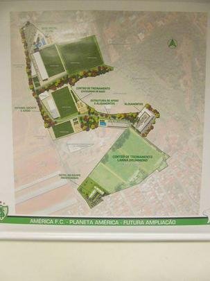 Fotos do projeto do novo CT do América