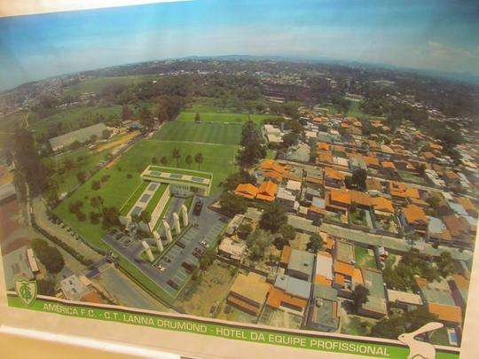 Fotos do projeto do novo CT do América