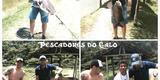 Victor, Marcos Rocha e o zagueiro Tiago tambm mostraram aptido para pescaria e foto foi parar em perfis oficiais