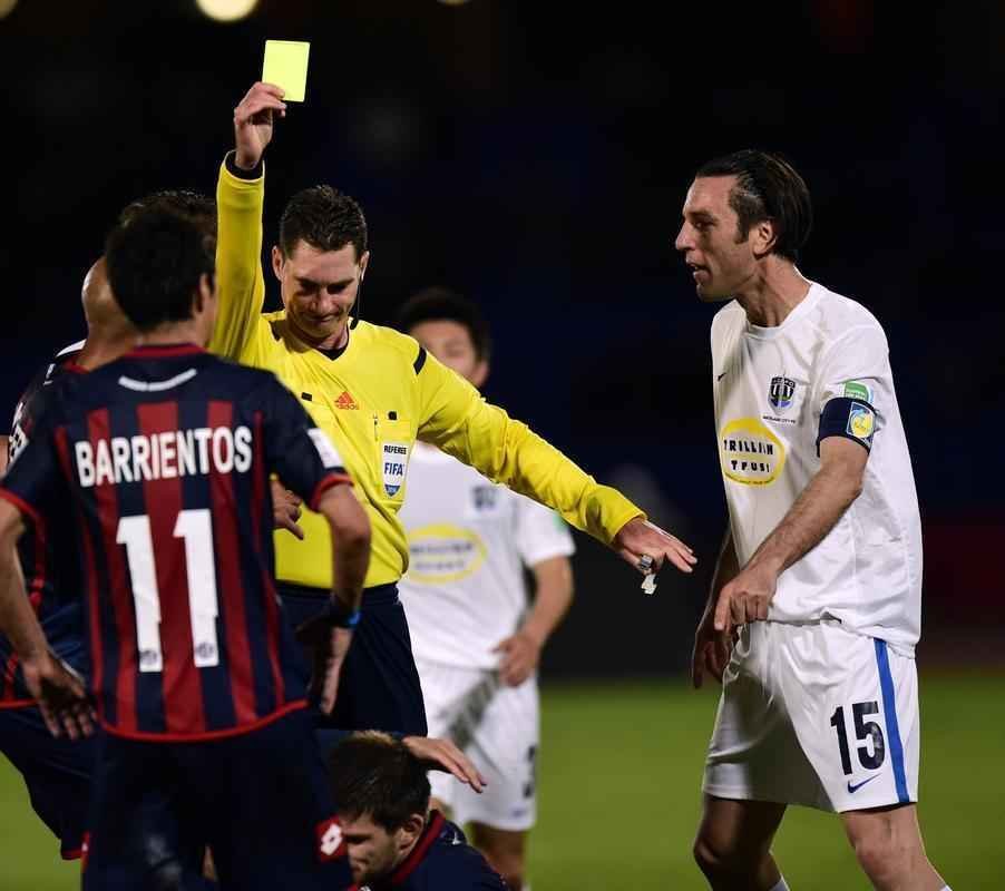 Imagens do jogo entre San Lorenzo e Auckland City, pelo Mundial de Clubes
