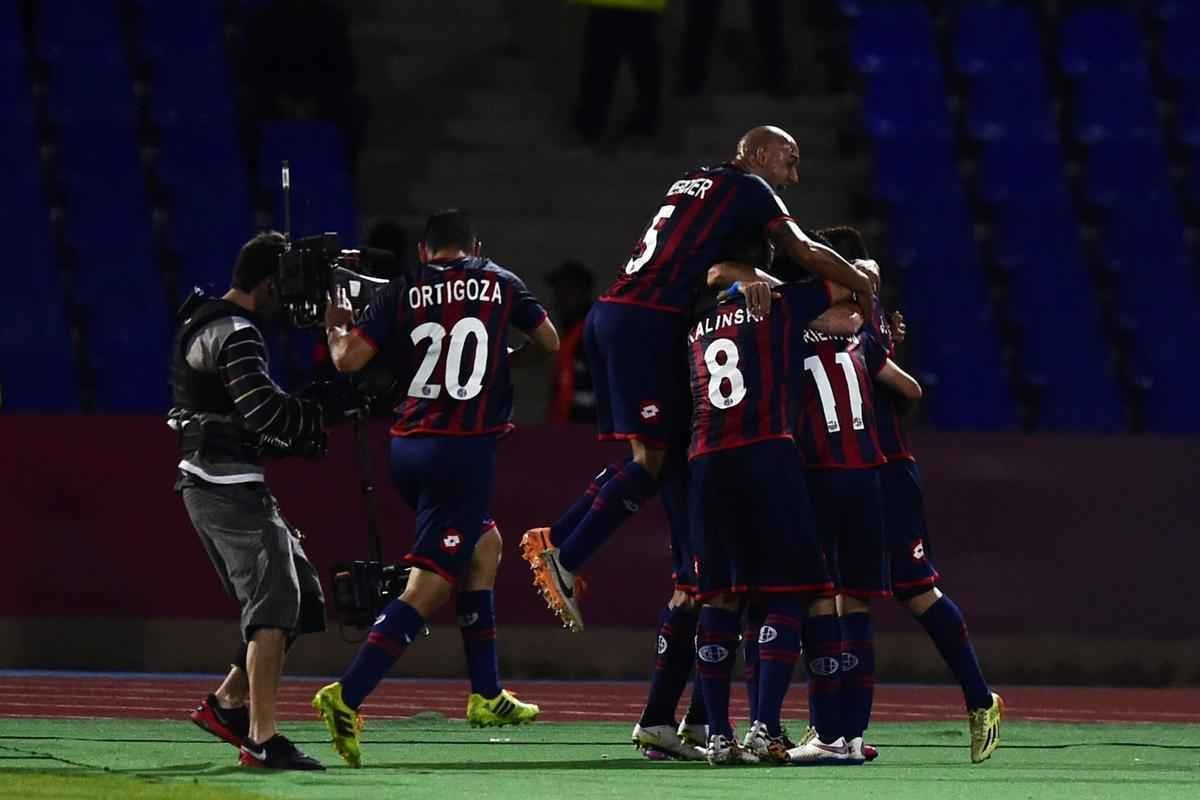 Imagens do jogo entre San Lorenzo e Auckland City, pelo Mundial de Clubes
