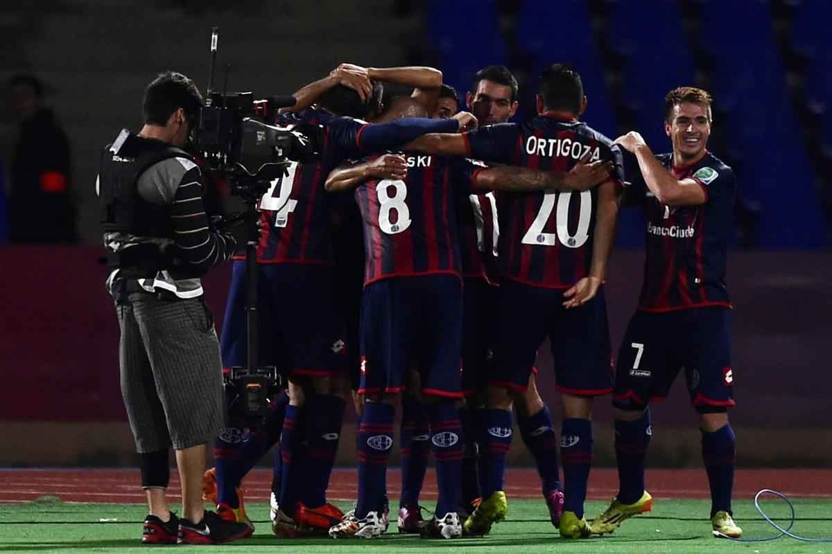 Imagens do jogo entre San Lorenzo e Auckland City, pelo Mundial de Clubes