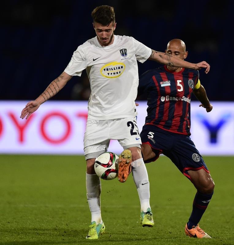 Imagens do jogo entre San Lorenzo e Auckland City, pelo Mundial de Clubes