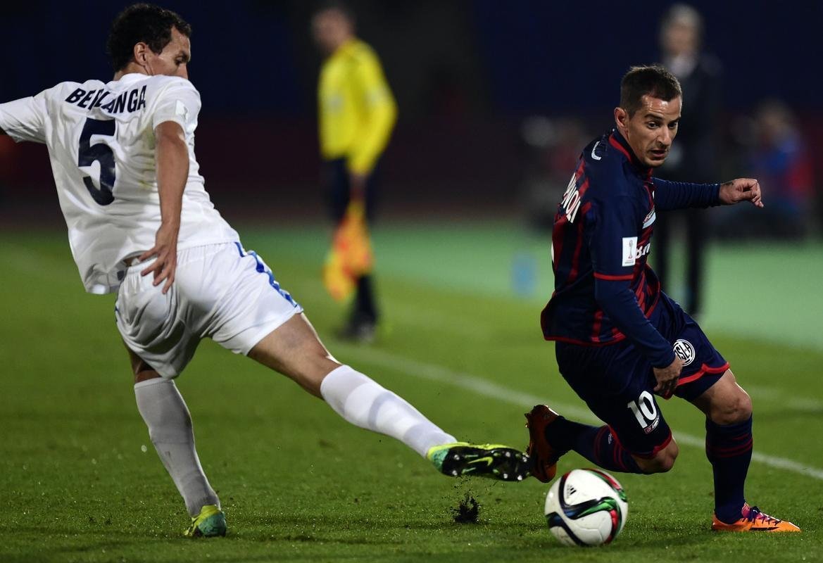 Imagens do jogo entre San Lorenzo e Auckland City, pelo Mundial de Clubes