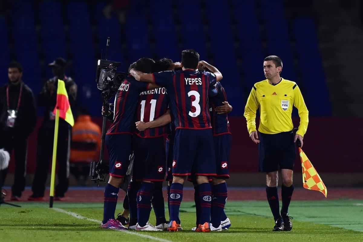 Imagens do jogo entre San Lorenzo e Auckland City, pelo Mundial de Clubes