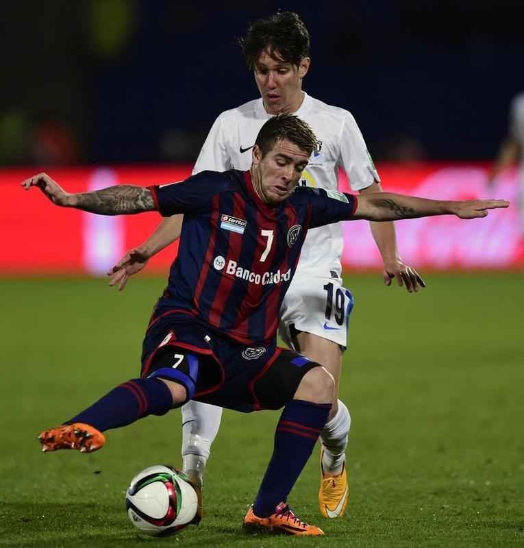 Imagens do jogo entre San Lorenzo e Auckland City, pelo Mundial de Clubes