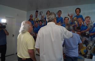 Na Toca da Raposa I, Cruzeiro inaugurou sala com o nome de Tosto. Espao ser onde trabalhar o coordenador das categorias de base do clube, Raul Plassmann