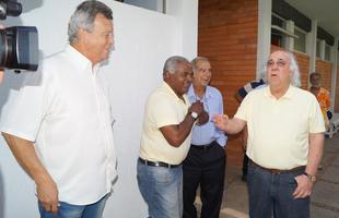 Tosto foi recepcionado pelos tambm campees da Taa Brasil de 1966: Raul, Z Carlos e Marco Antnio