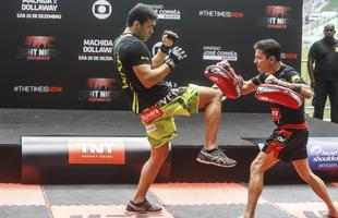 Imagens do treino aberto do UFC na Arena Palmeiras - Lyoto Machida