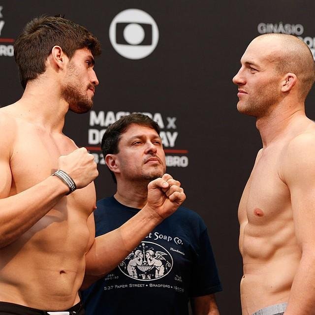Imagens da pesagem do UFC Fight Night 58, em Barueri - Antnio Cara de Sapato x Patrick Cummins