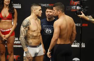 Imagens da pesagem do UFC Fight Night 58, em Barueri - Daniel Sarafian x Junior Alpha