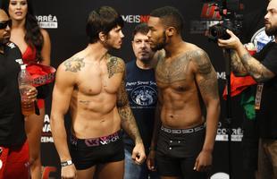 Imagens da pesagem do UFC Fight Night 58, em Barueri - Erick Silva e Mike Rhodes