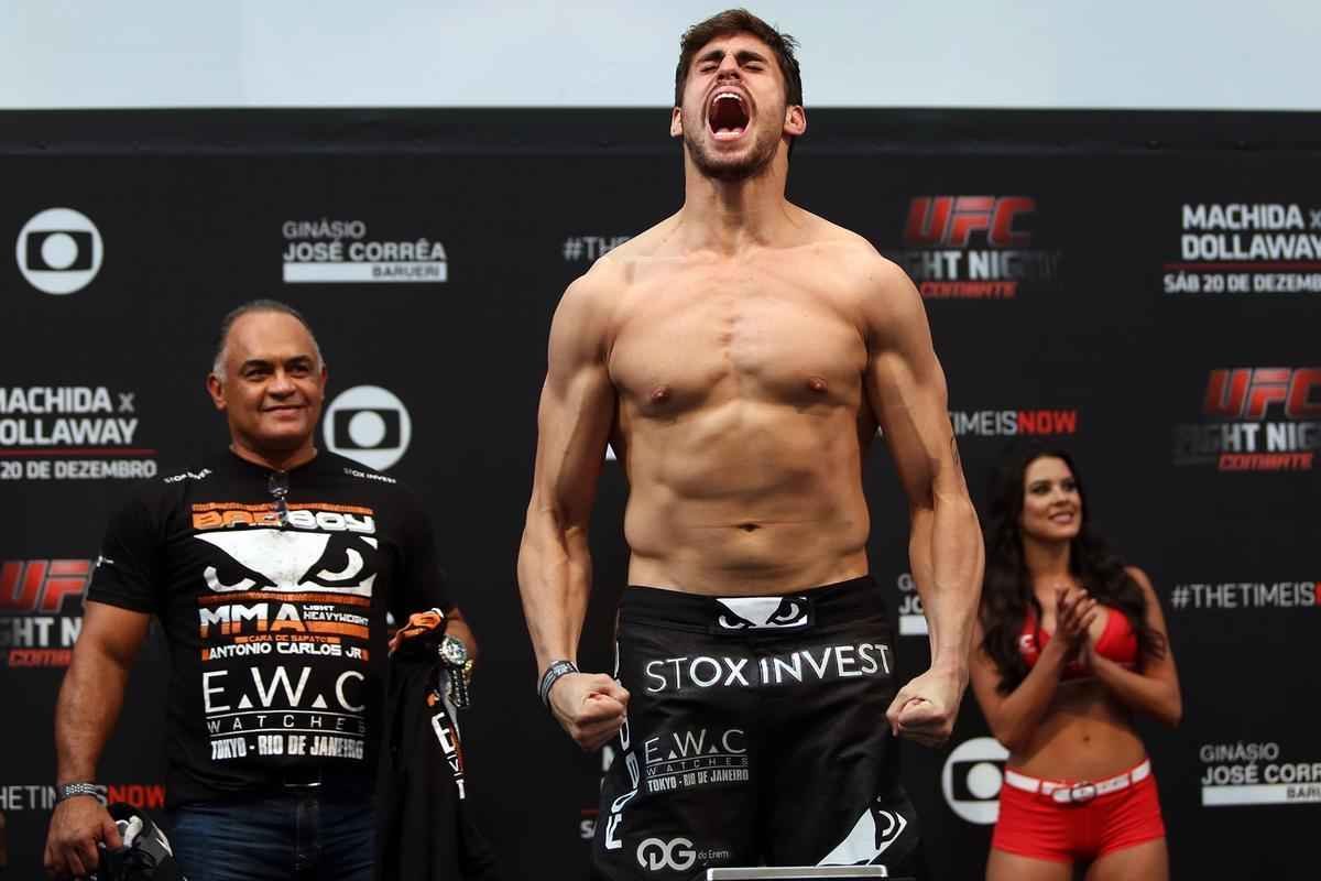 Imagens da pesagem do UFC Fight Night 58, em Barueri - Antnio Cara de Sapato