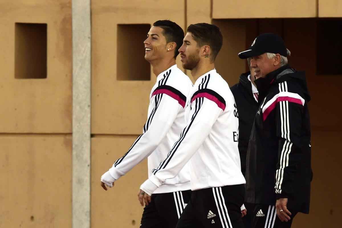 Nesta sexta-feira, jogadores do Real Madrid se mostraram muito descontrados em ltima atividade antes da final 