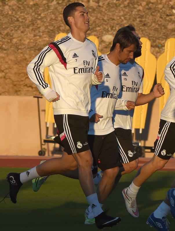 Nesta sexta-feira, jogadores do Real Madrid se mostraram muito descontrados em ltima atividade antes da final 