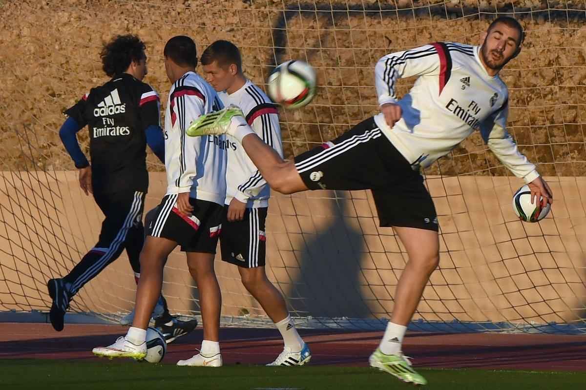 Nesta sexta-feira, jogadores do Real Madrid se mostraram muito descontrados em ltima atividade antes da final 