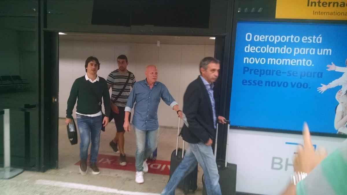 Novo reforo do Atltico, atacante argentino desembarcou em Confins na madrugada desta segunda-feira