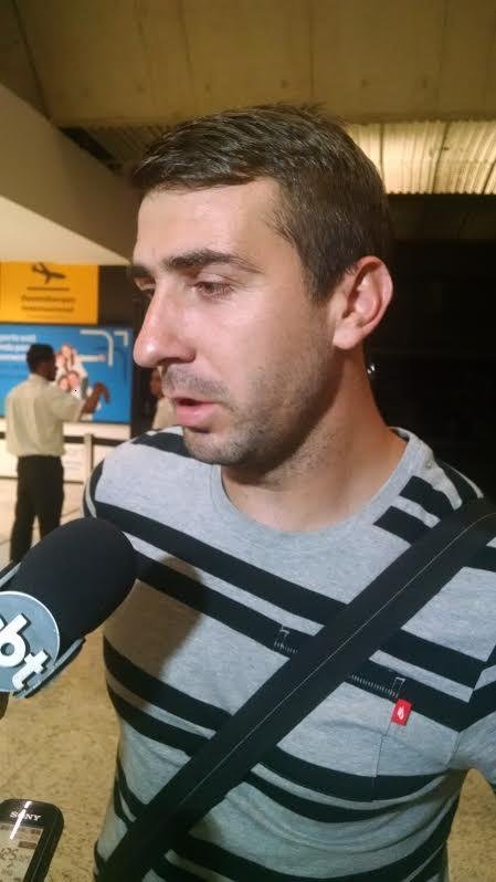 Novo reforo do Atltico, atacante argentino desembarcou em Confins na madrugada desta segunda-feira