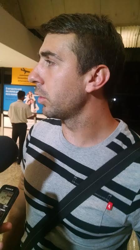 Novo reforo do Atltico, atacante argentino desembarcou em Confins na madrugada desta segunda-feira