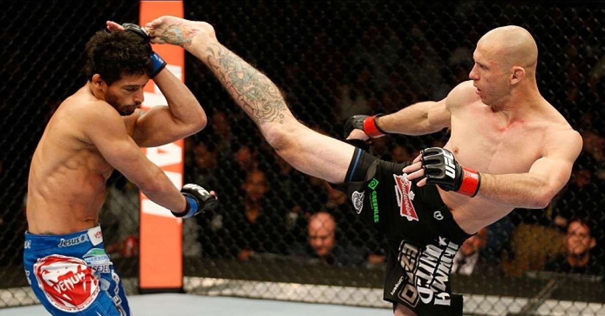 Chutao de Donald Cerrone apagou brasileiro Adriano Martins no UFC on Fox 10, em janeiro