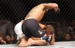 Em fevereiro, na disputa de cinturo dos galos, no UFC 169, Renan Baro castigou Urijah Faber no ground and pound e garantiu a vitria no incio do primeiro round