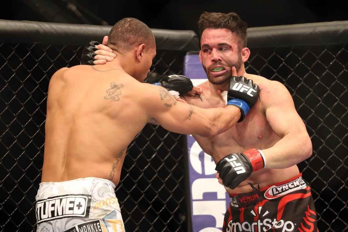 Nocaute de Abel Trujillo em Jamie Varner no UFC 169, em fevereiro