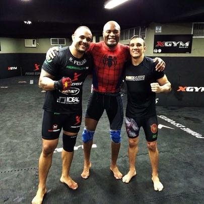 Em junho e julho, Anderson Silva intensificou os treinamentos na academia Black House
