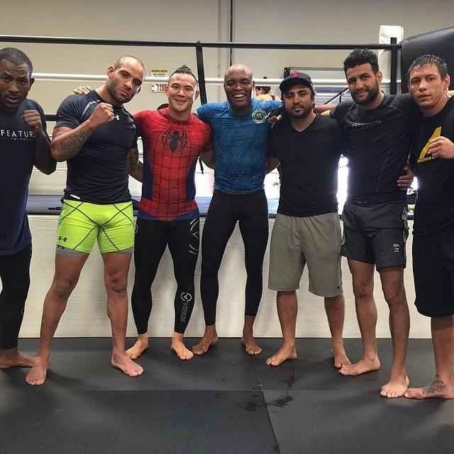 Em janeiro, Anderson realizou a reta final de sua preparao para a luta contra Nick Diaz