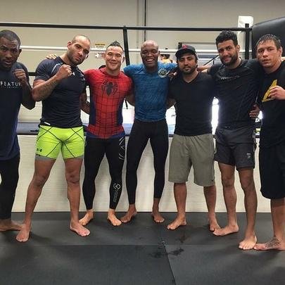 Em janeiro, Anderson realizou a reta final de sua preparação para a luta contra Nick Diaz