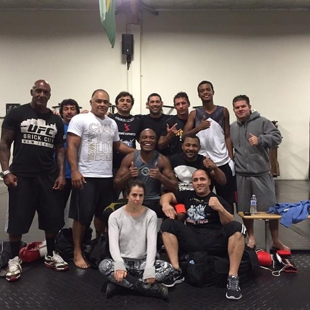 Em janeiro, Anderson realizou a reta final de sua preparao para a luta contra Nick Diaz