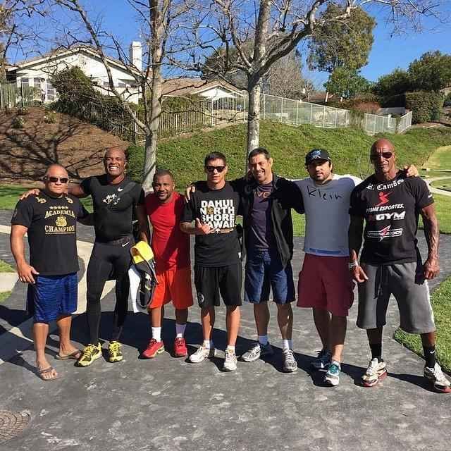 Em janeiro, Anderson realizou a reta final de sua preparao para a luta contra Nick Diaz