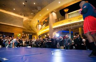 Imagens do treino aberto do UFC 182 em Las Vegas - Daniel Cormier no treino aberto