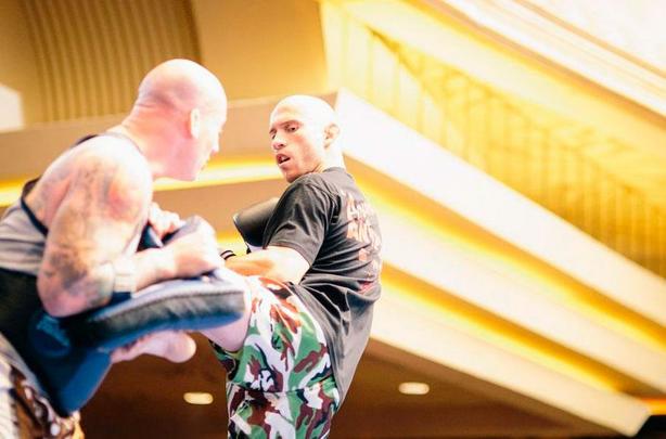 Imagens do treino aberto do UFC 182 em Las Vegas - Donald Cerrone