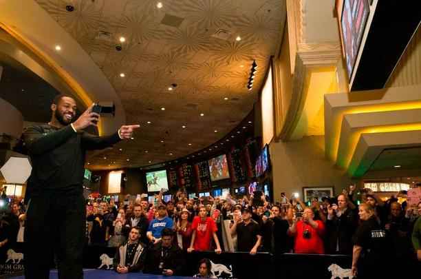 Imagens do treino aberto do UFC 182 em Las Vegas - Jon Jones