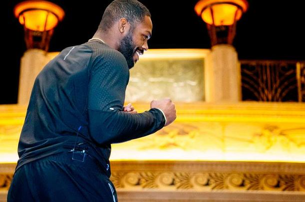 Imagens do treino aberto do UFC 182 em Las Vegas - Jon Jones