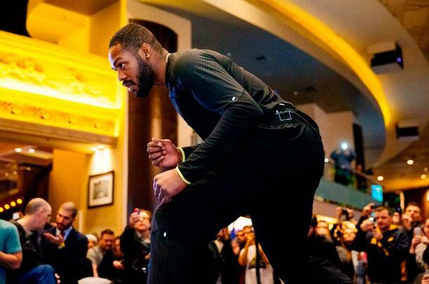 Imagens do treino aberto do UFC 182 em Las Vegas - Jon Jones