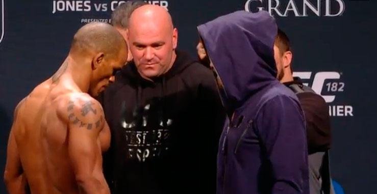 Confira as imagens da pesagem do UFC 182 - Hector Lombard x Josh Burkman