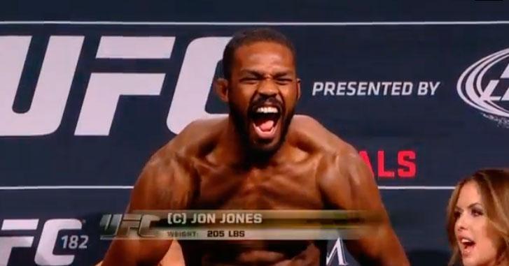 Confira as imagens da pesagem do UFC 182 - Jon Jones