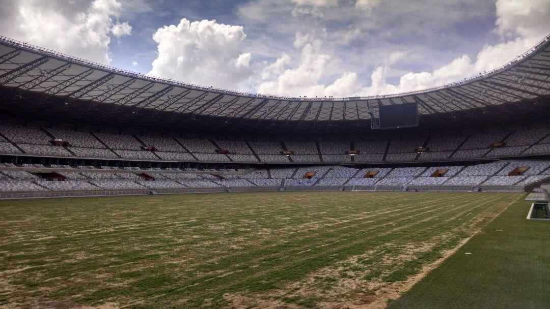Gramado do Mineiro quase pronto para a temporada 2015
