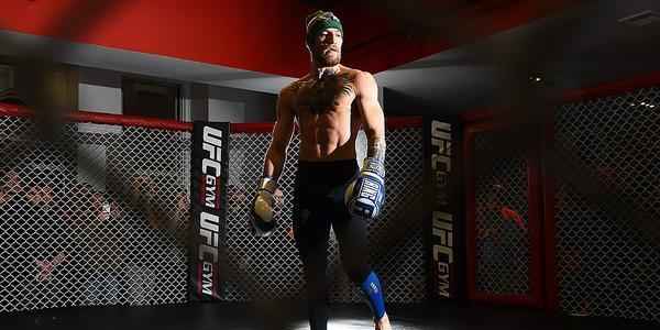 Imagens do treino aberto do UFC em Boston - Conor McGregor