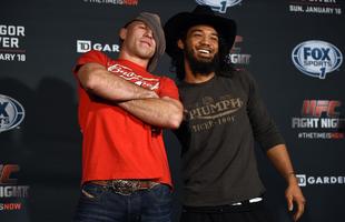 Encaradas do Media Day do UFC em Boston - Os amigos Donald Cerrone e Ben Henderson