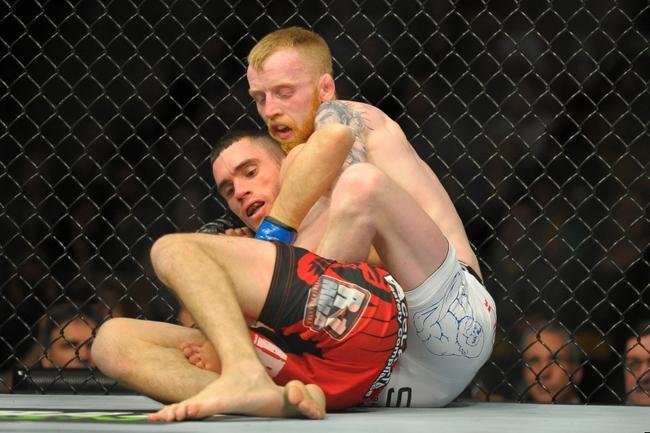Paddy Holohan (bermuda branca) venceu Shane Howell por deciso unnime