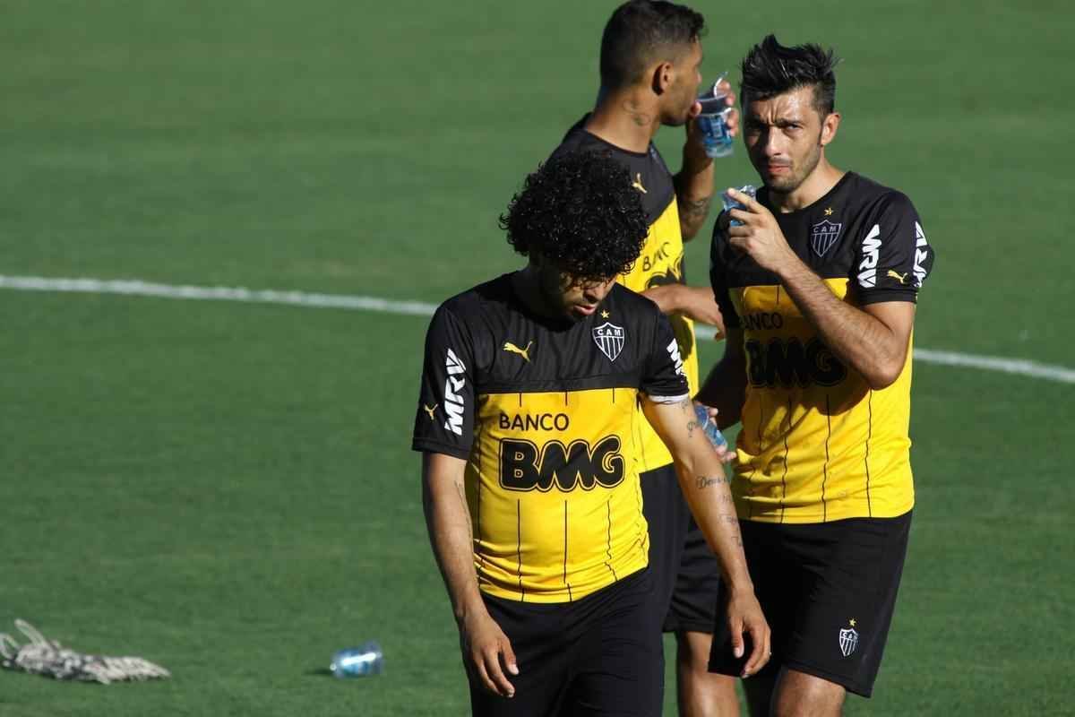 Treino do Atltico nesta tera-feira (20/01). Levir Culpi promoveu atividade ttica em campo reduzido na Cidade do Galo como preparao para o amistoso contra o Shakhtar no Independncia