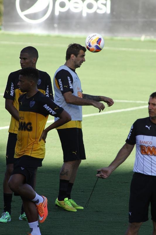 Treino do Atltico nesta tera-feira (20/01). Levir Culpi promoveu atividade ttica em campo reduzido na Cidade do Galo como preparao para o amistoso contra o Shakhtar no Independncia