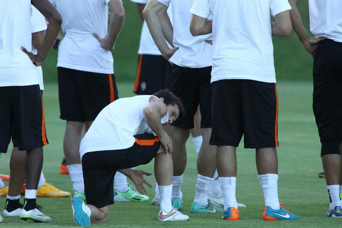 Treino do Shakhtar Donetsk da Ucrnia na Cidade do Galo. Time de Bernard enfrenta o Atltico nesta quarta-feira, no Independncia, em amistoso