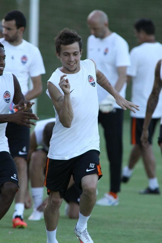 Treino do Shakhtar Donetsk da Ucrnia na Cidade do Galo. Time de Bernard enfrenta o Atltico nesta quarta-feira, no Independncia, em amistoso