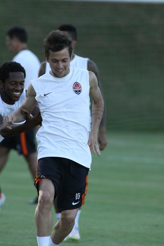 Treino do Shakhtar Donetsk da Ucrnia na Cidade do Galo. Time de Bernard enfrenta o Atltico nesta quarta-feira, no Independncia, em amistoso