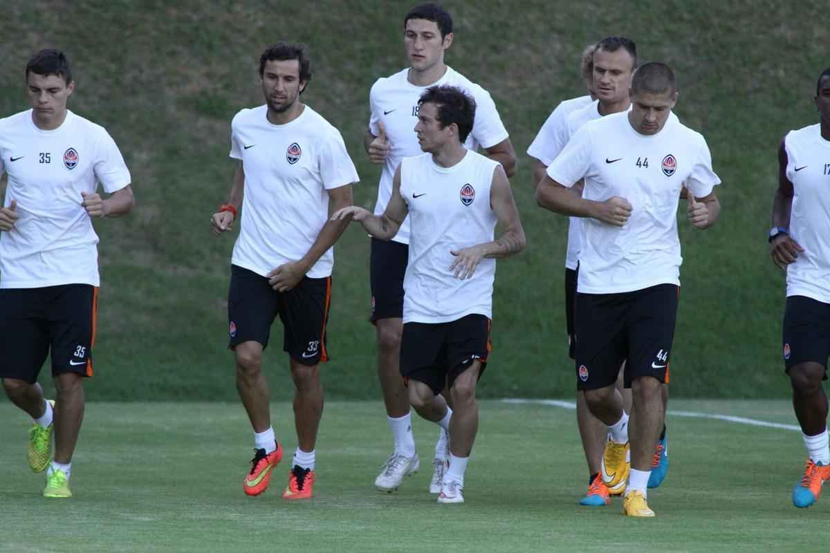 Treino do Shakhtar Donetsk da Ucrnia na Cidade do Galo. Time de Bernard enfrenta o Atltico nesta quarta-feira, no Independncia, em amistoso